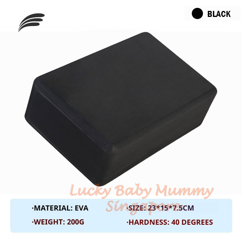 EVA Yoga Block 200g/High Density Non Slip Foam Brick for Stretching & Pilates, Poses