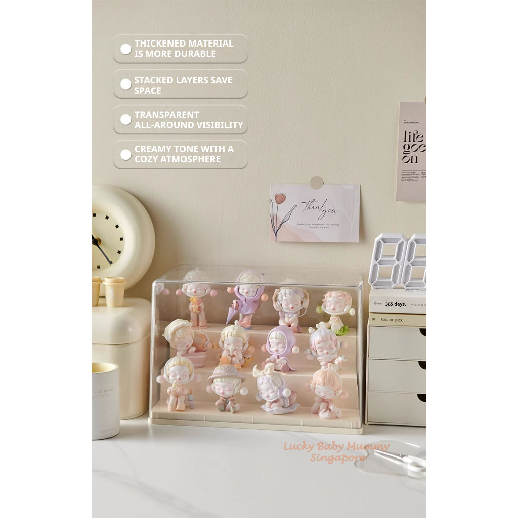 Blind Box Display Case Toy Storage Box/Dustproof Figurine Display Shelf/Acrylic Tiered Showcase
