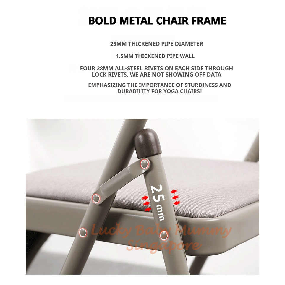 Foldable Yoga Chair with Backbend Support