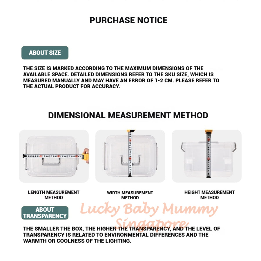 Transparent Medical Box