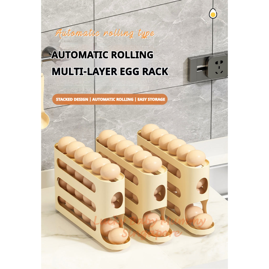 Auto Rolling Egg Storage Rack