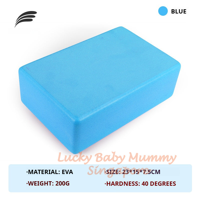 EVA Yoga Block 200g/High Density Non Slip Foam Brick for Stretching & Pilates, Poses