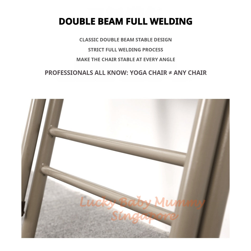 Foldable Yoga Chair with Backbend Support