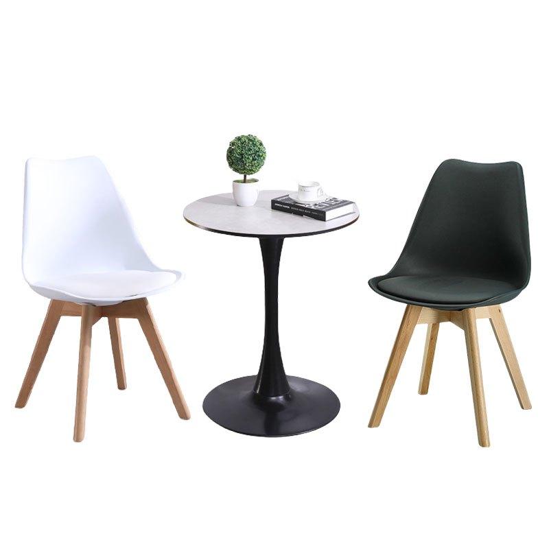 Simple Dining Chair / Nordic Home Chair / Modern Minimalist Leisure Plastic Chair / Anti-Slip Foot Chair