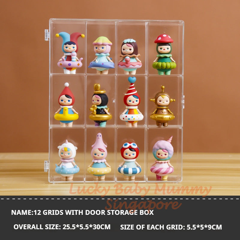 Figurine Display Box With Door / POP Mart Figurine Storage Display Box / Figurine Showcase / Blind Box