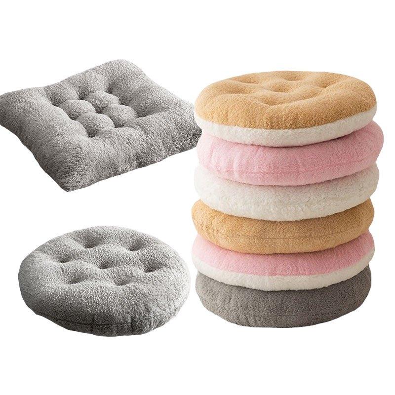 Fluffy Seat Cushion / Square Round Seat Cushion / Lambswool Cushion / Soft Touch And Comfortable