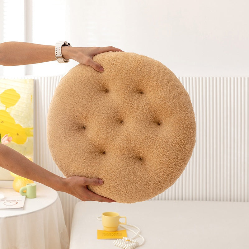 Fluffy Seat Cushion / Square Round Seat Cushion / Lambswool Cushion / Soft Touch And Comfortable