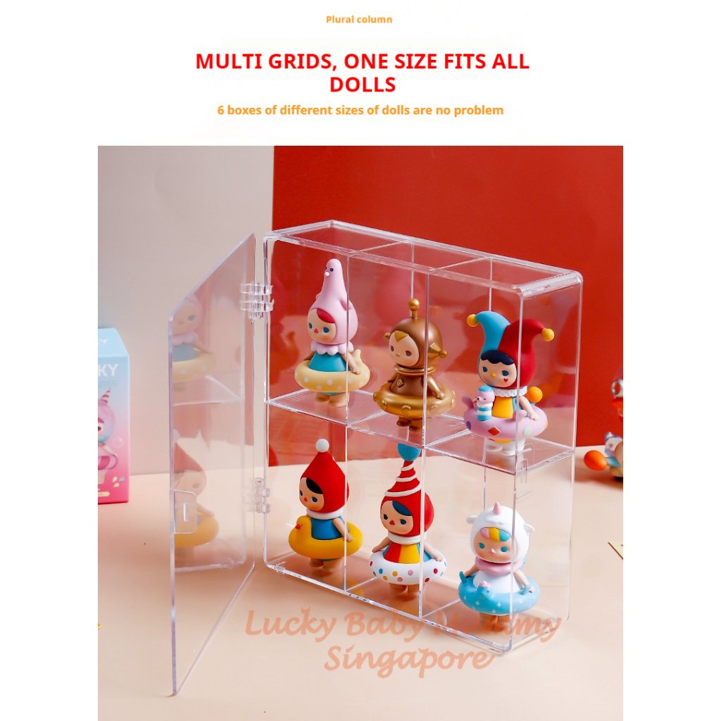 Figurine Display Box With Door / POP Mart Figurine Storage Display Box / Figurine Showcase / Blind Box