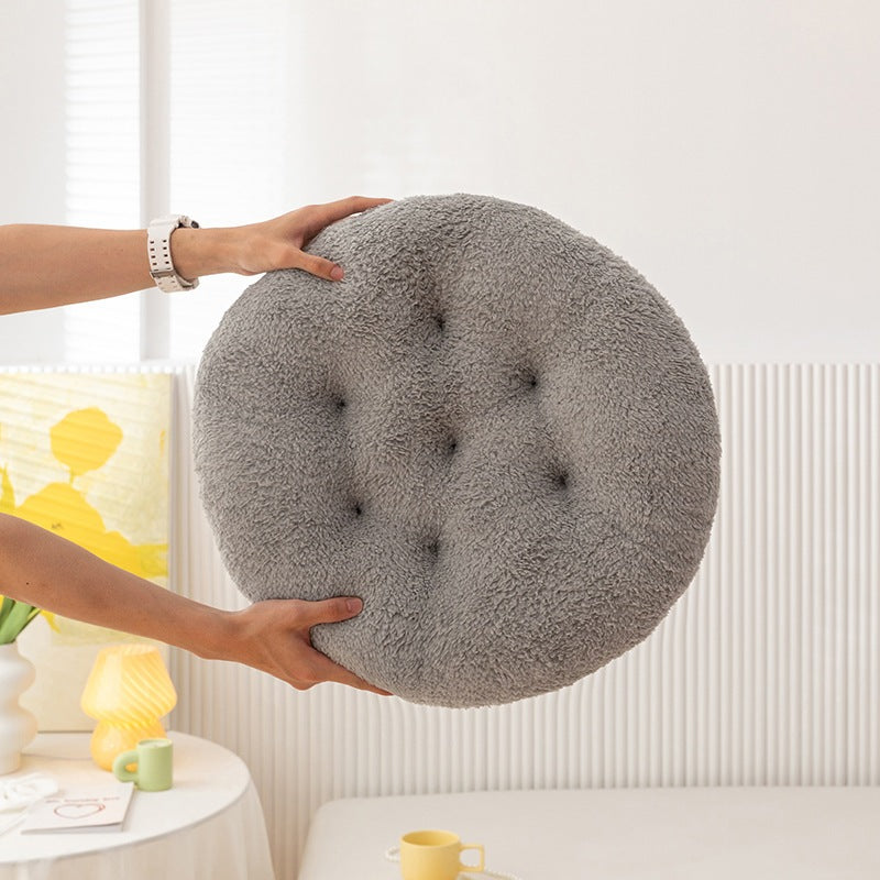 Fluffy Seat Cushion / Square Round Seat Cushion / Lambswool Cushion / Soft Touch And Comfortable