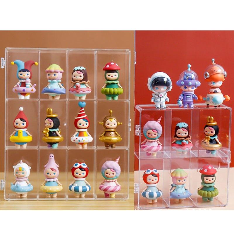 Figurine Display Box With Door / POP Mart Figurine Storage Display Box / Figurine Showcase / Blind Box