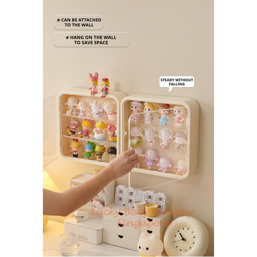 Figurine Dools Display Box / Wall Mounted Figurine Storage Box / POP Mart Blind Box Rack Shelf