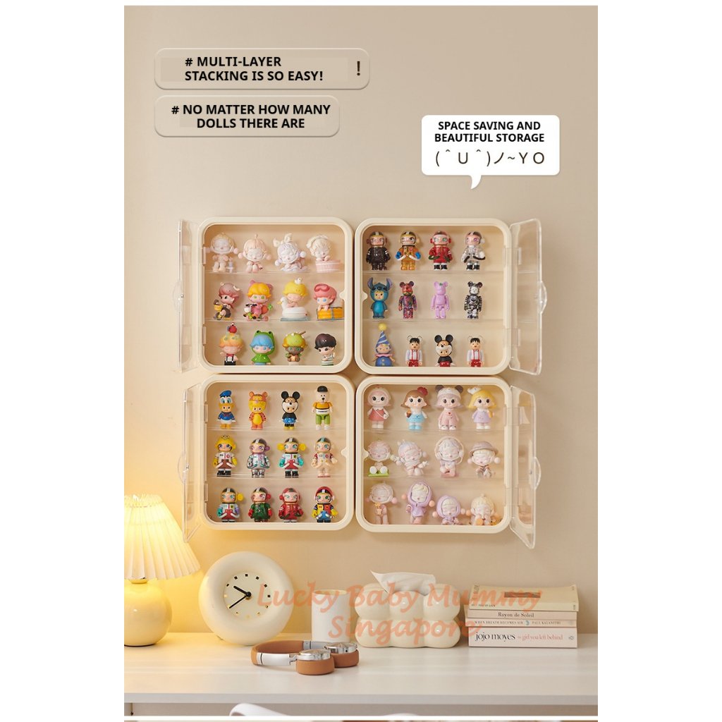 Figurine Dools Display Box / Wall Mounted Figurine Storage Box / POP Mart Blind Box Rack Shelf