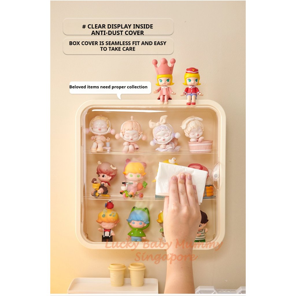 Figurine Dools Display Box / Wall Mounted Figurine Storage Box / POP Mart Blind Box Rack Shelf