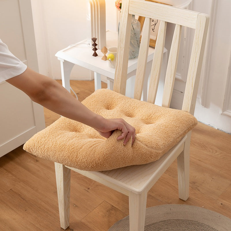 Fluffy Seat Cushion / Square Round Seat Cushion / Lambswool Cushion / Soft Touch And Comfortable