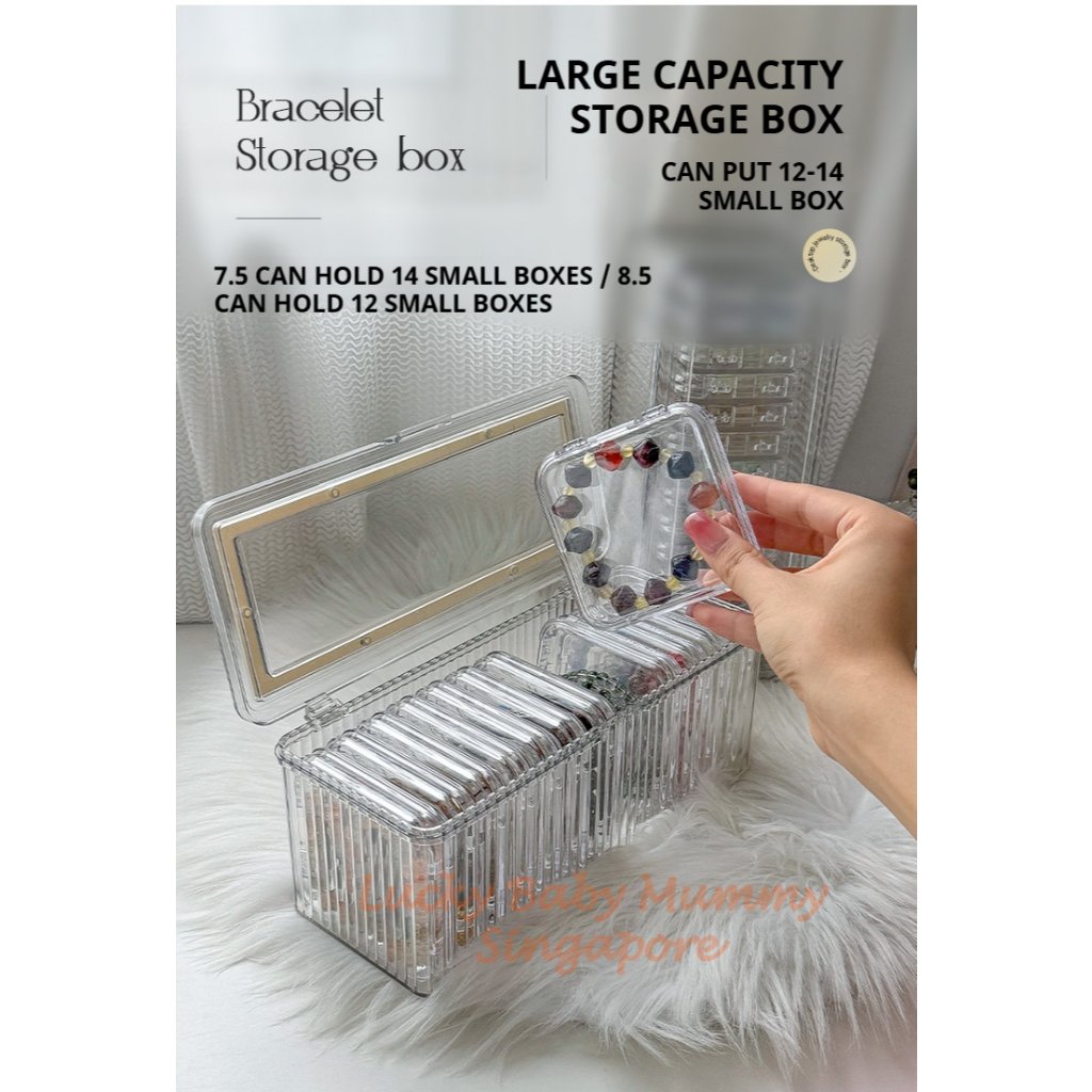 Bracelet Storage Box / Transparent Jewelry Storage Box / Storage Organiser / Acrylic Plastic Portable Box