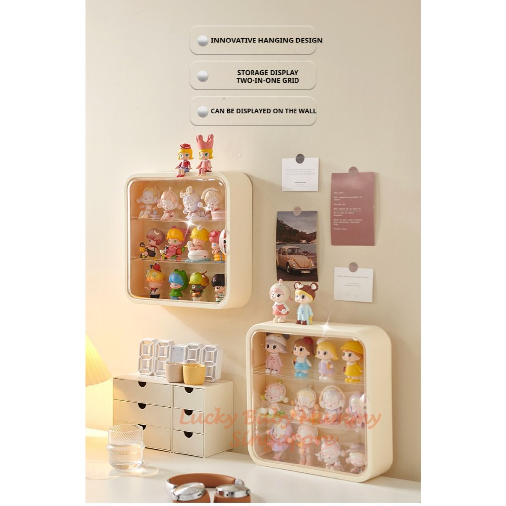 Figurine Dools Display Box / Wall Mounted Figurine Storage Box / POP Mart Blind Box Rack Shelf