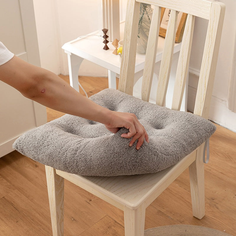 Fluffy Seat Cushion / Square Round Seat Cushion / Lambswool Cushion / Soft Touch And Comfortable