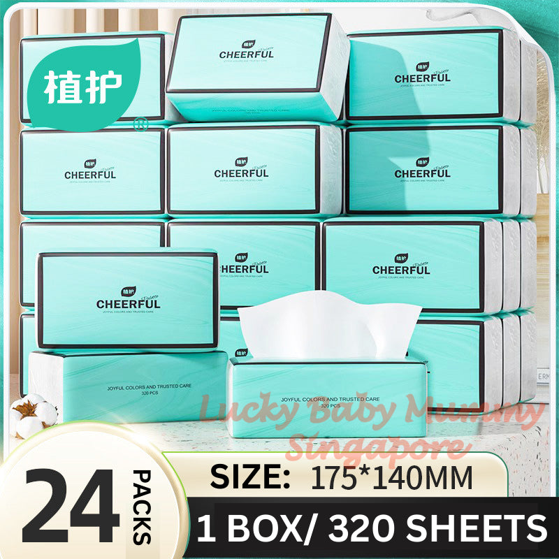 【24 Packs/box】Botare Luxury Air-Cushion Drawing Tissue