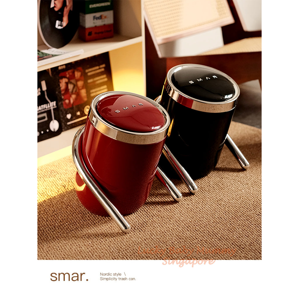 Minimalist Slanted Opening Trash Bin