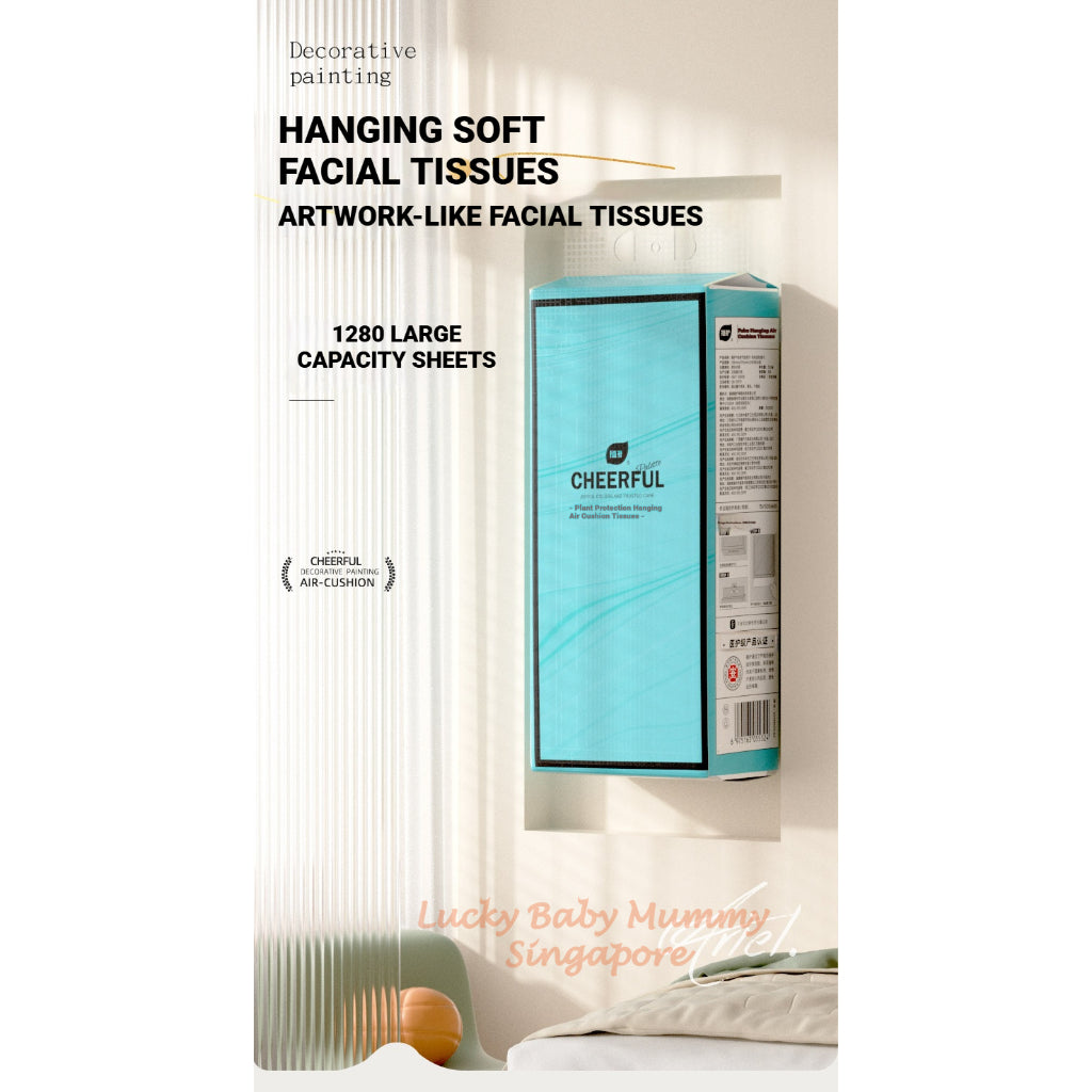 【8 Packs/box】Botare Air Cushion Hanging Facial Tissue