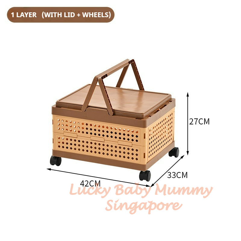 Minimalist Movable Folding Storage Box
