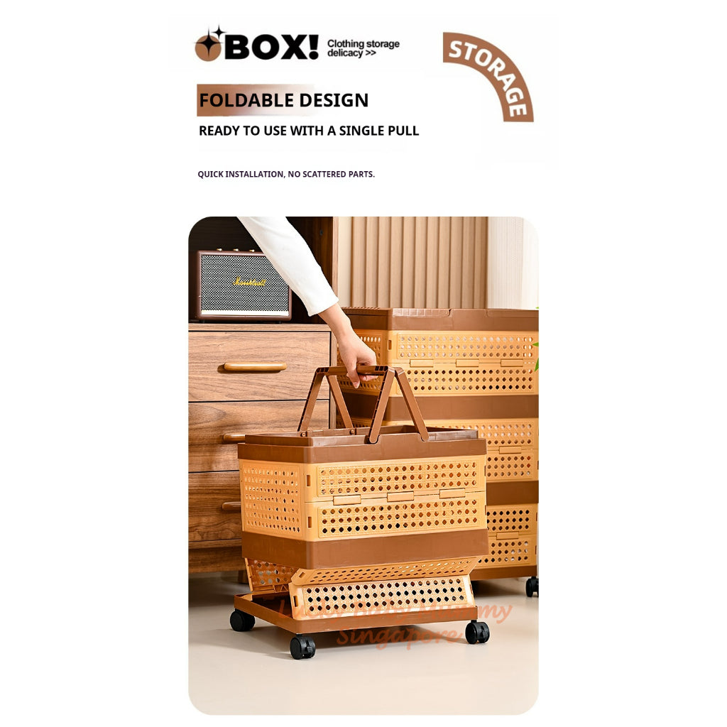 Minimalist Movable Folding Storage Box