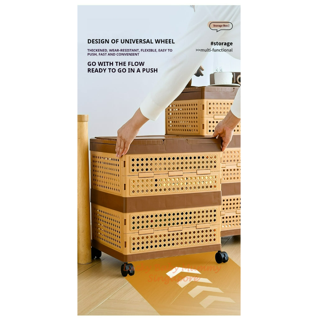 Minimalist Movable Folding Storage Box