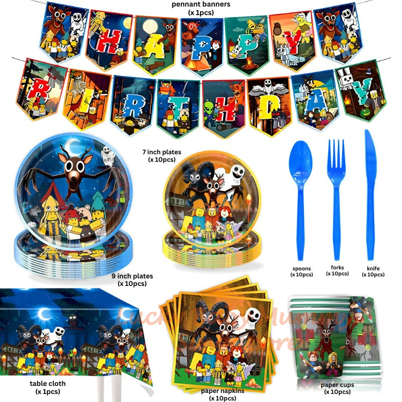 Roblox Party Supplies SET