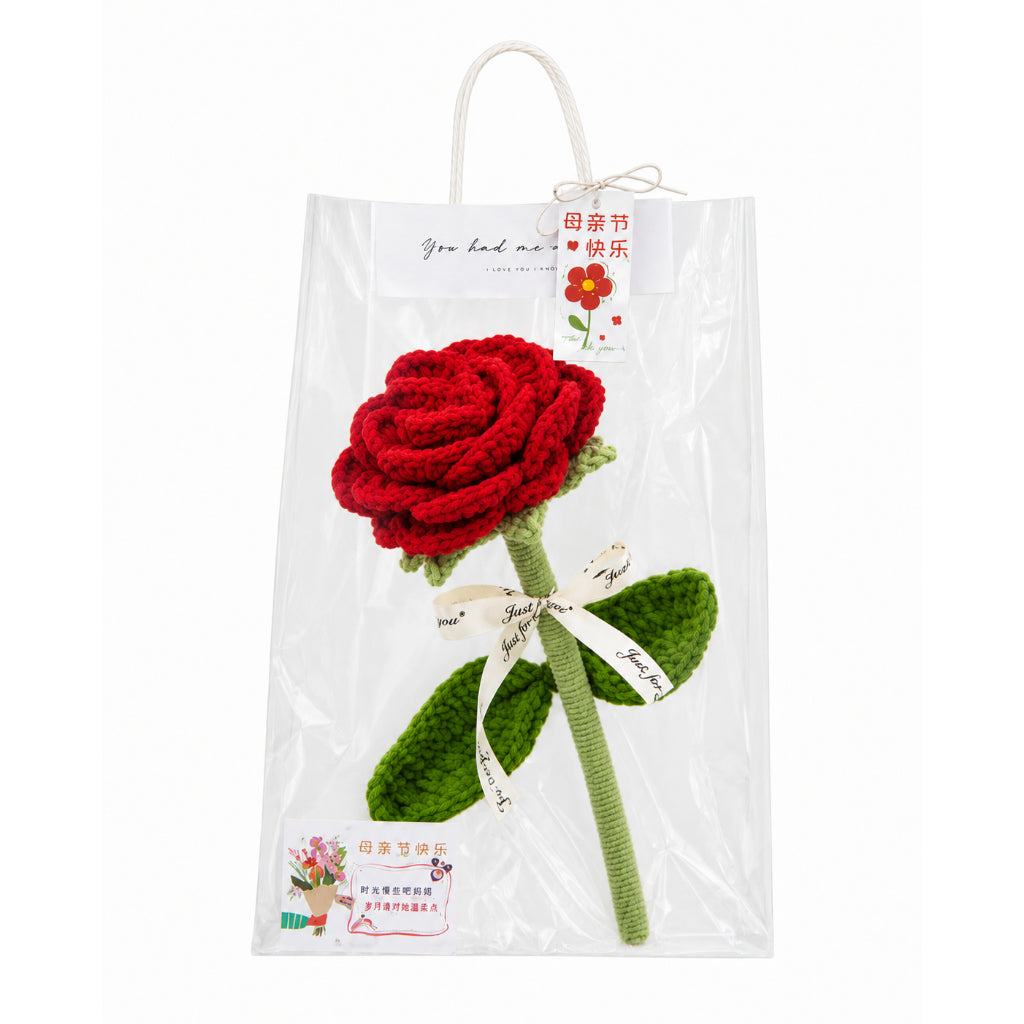 Handcrafted Bouquet - Rose 1PC