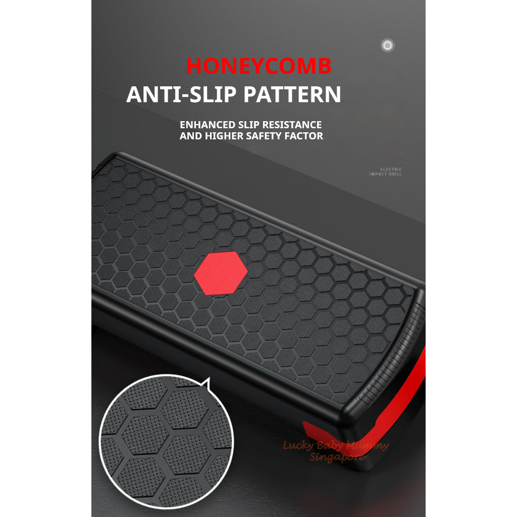 Adjustable Aerobic Fitness Stepper Platform