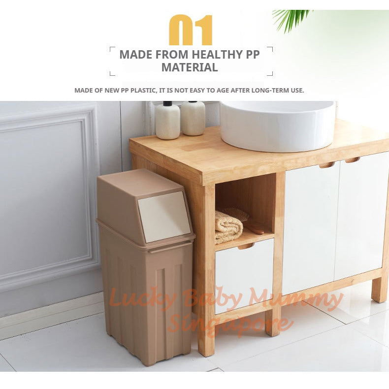 30L Large Flip Top Dustbin