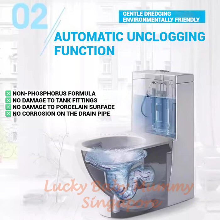 【10pcs/pack】Toilet Bowl Cleaner Tablet /Deodorizing Stain Remover Bleach Toilet Tablet
