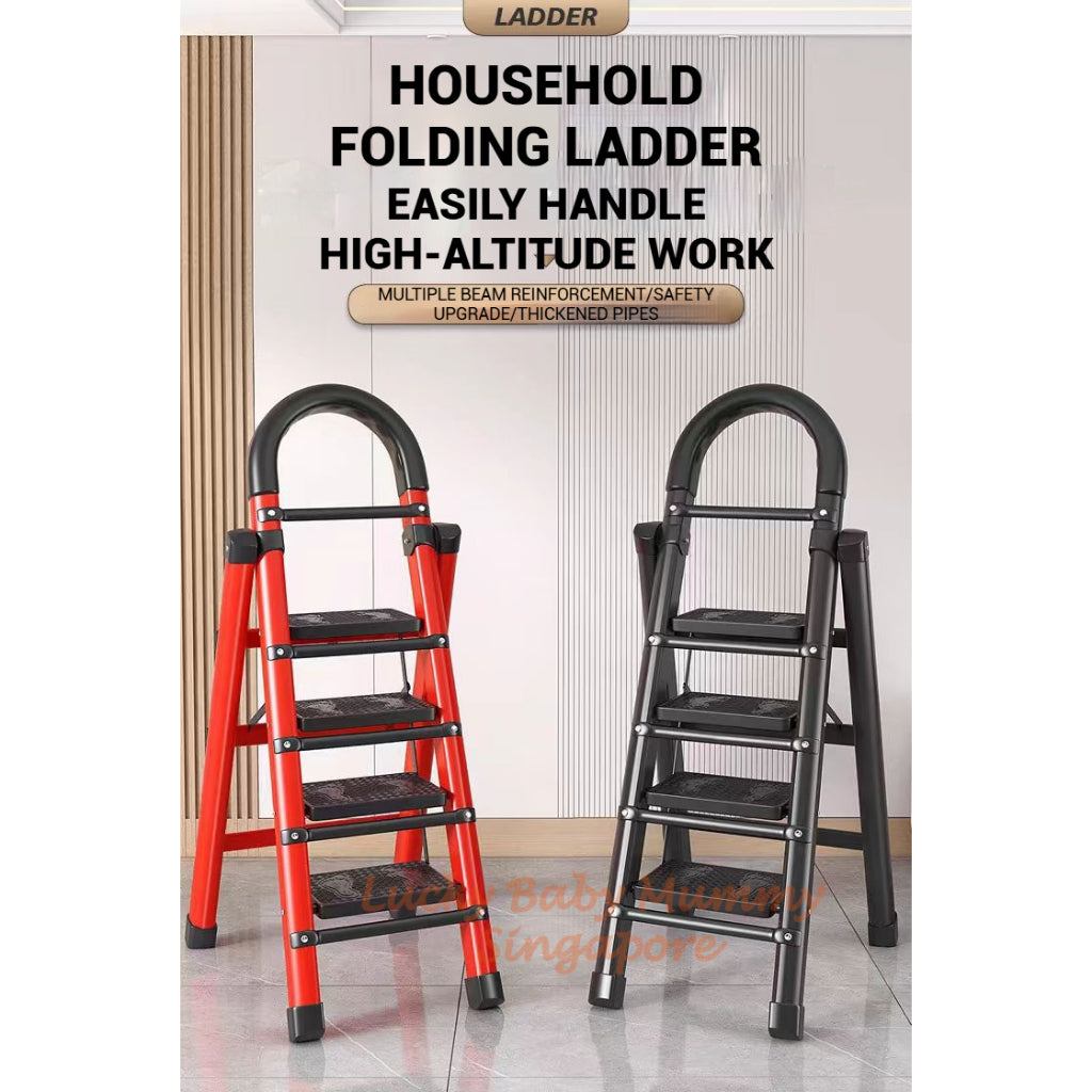 Foldable Black Ladder