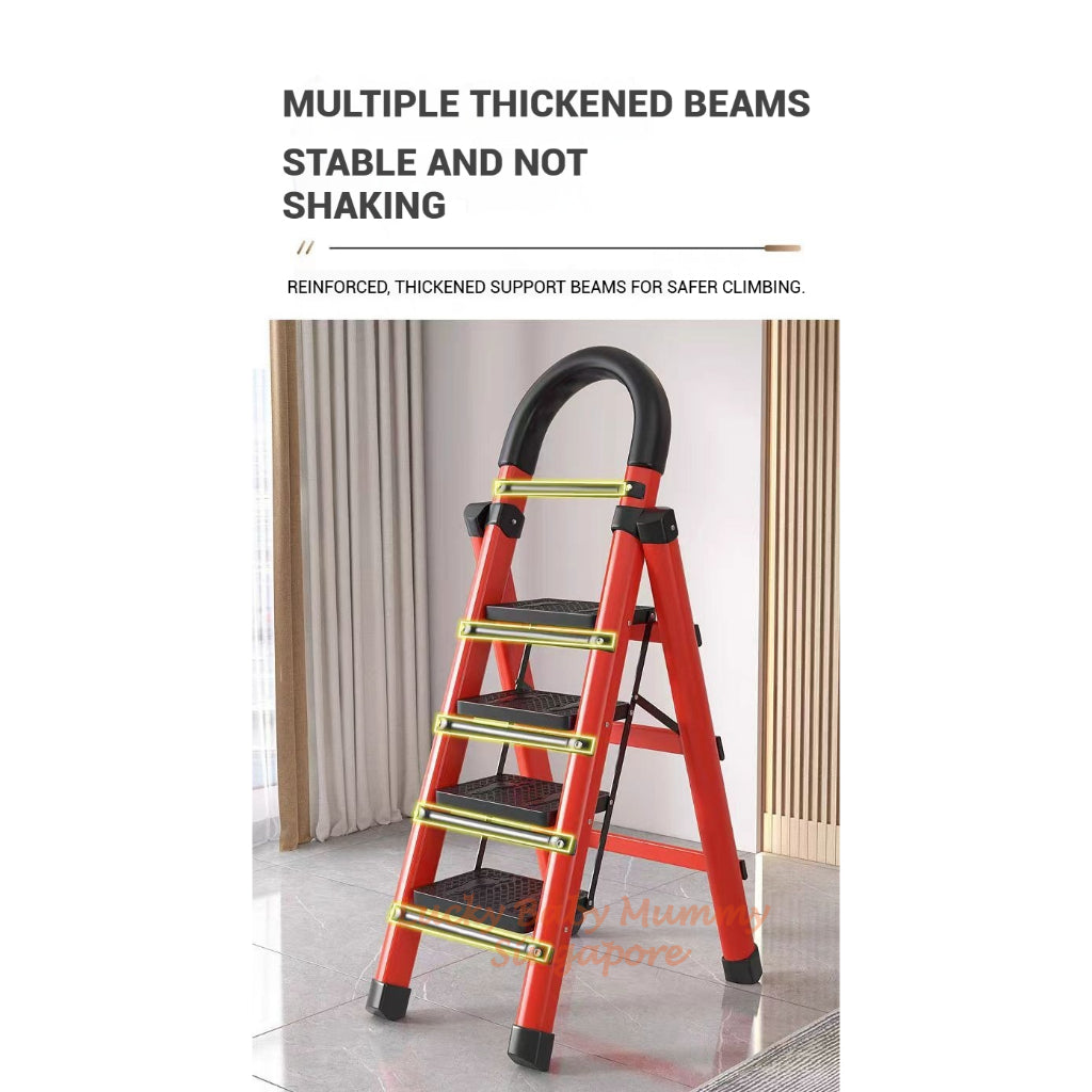 Foldable Black Ladder