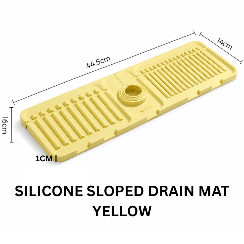 Sloped Sink Splash Guard - Yellow