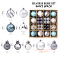 44pcs Silver Blue