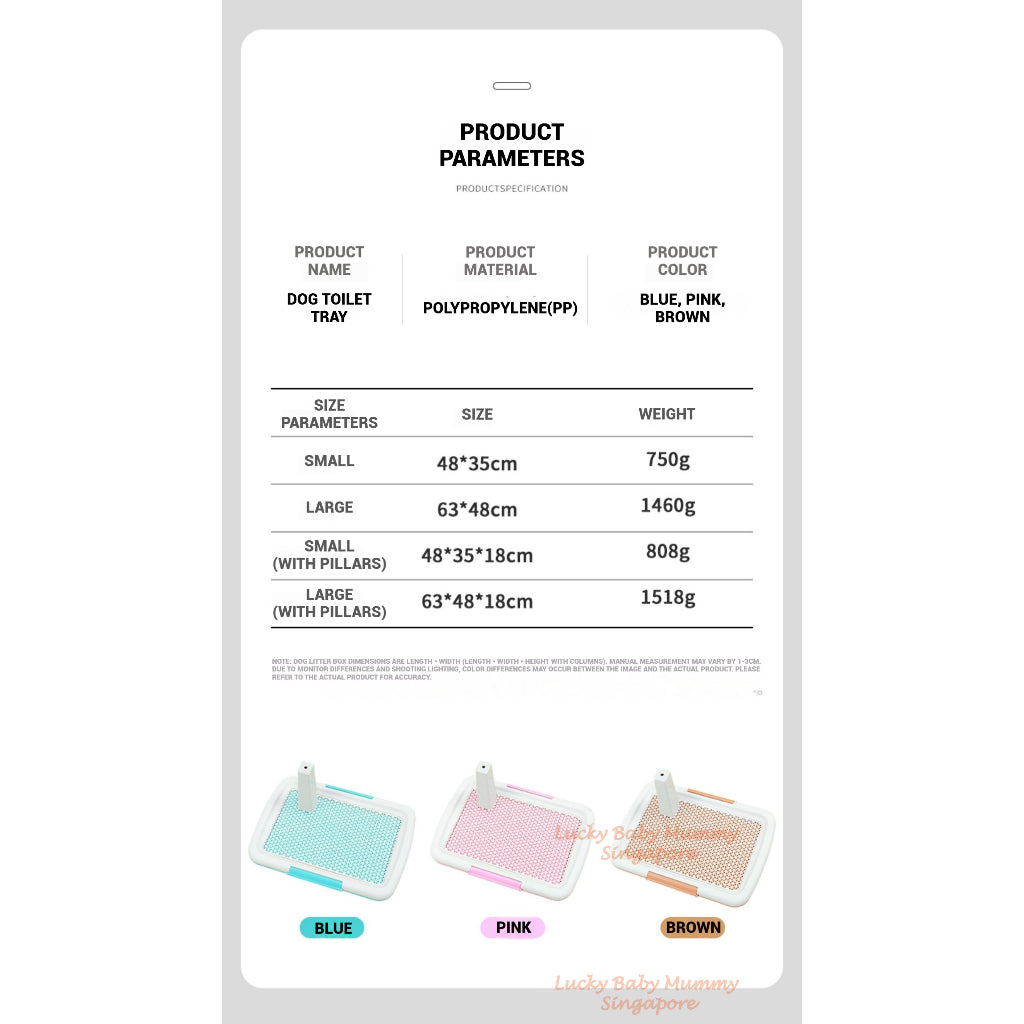 Petbest Pet Toilet Pee Tray
