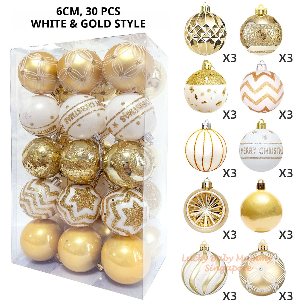 2025 Christmas Tree Balls Decorations Accessories Ornaments Lights Xmas Tree Top Star Party Decor