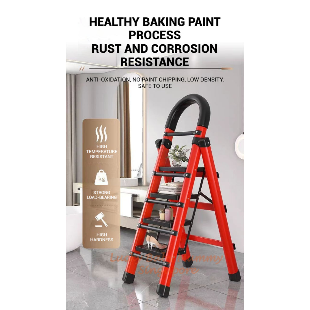 Foldable Black Ladder