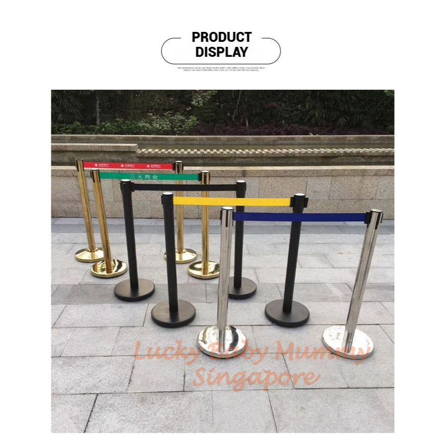 Retractable Queue Pole 2 Meter
