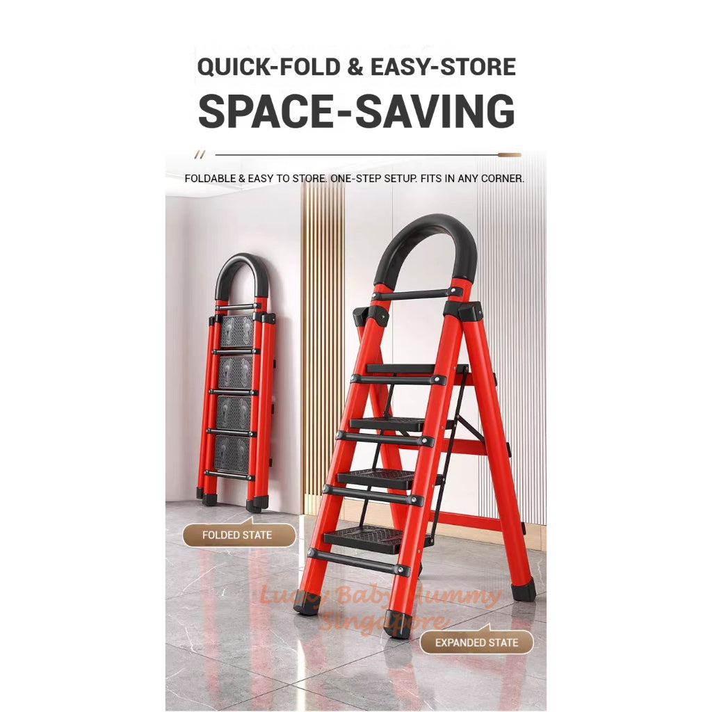 Foldable Black Ladder