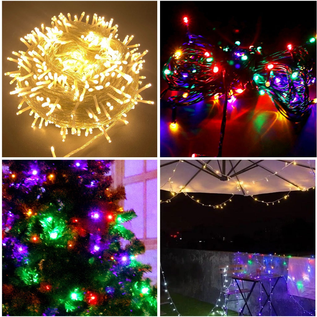 2025 Christmas Tree Balls Decorations Accessories Ornaments Lights Xmas Tree Top Star Party Decor