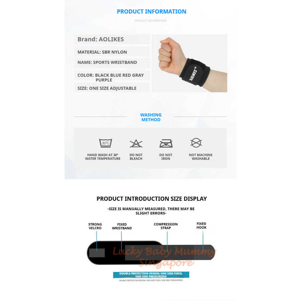 Aolikes Wrist Support Band 2PCS
