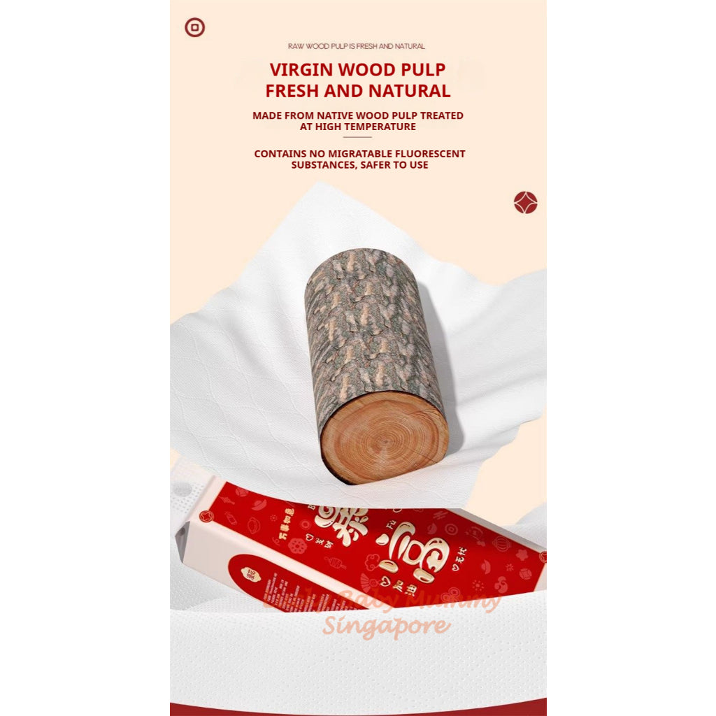 【6 Packs/Box】ManHua 2026 Chinese New Year Hanging Tissue