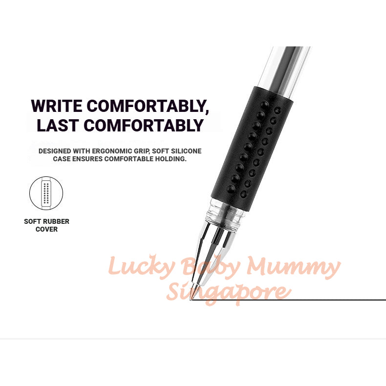 0.5mm Soft Grip Gel Pen