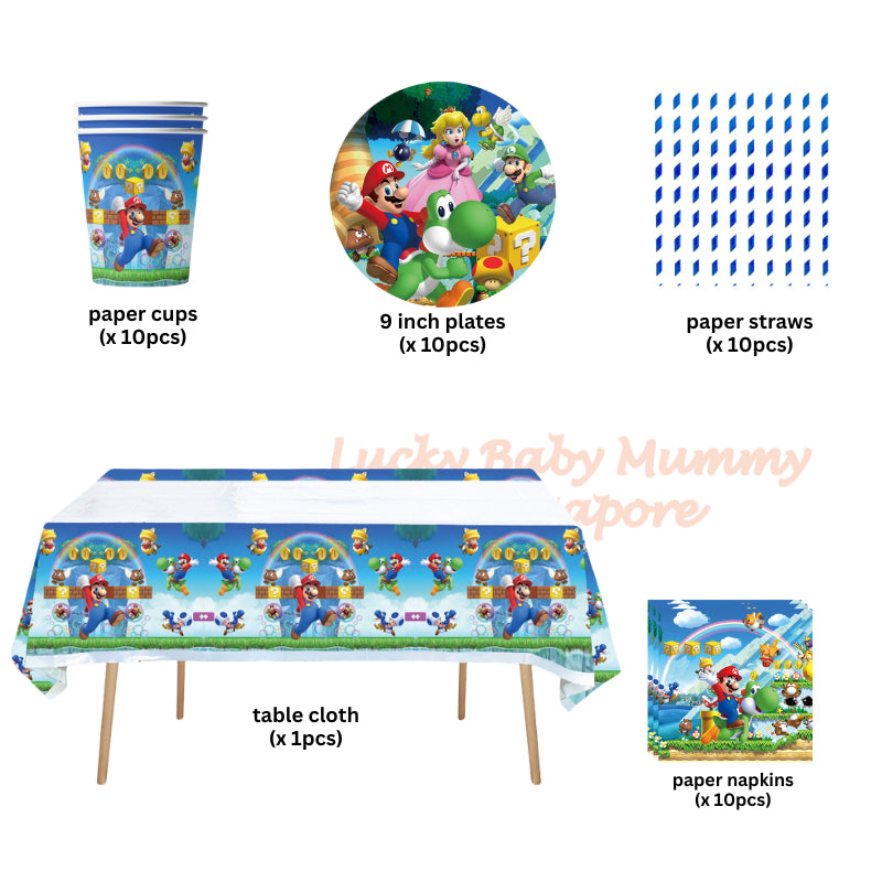 Mario Party Supplies Set