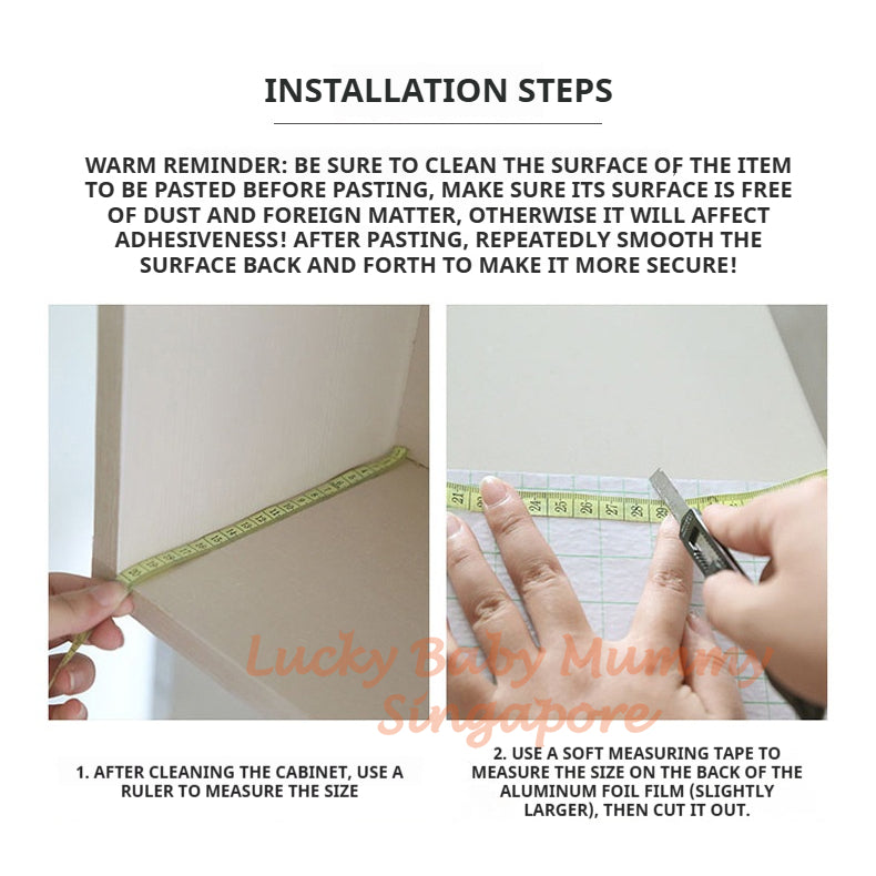 Kitchen Oil-Proof Aluminum Foil Sticker