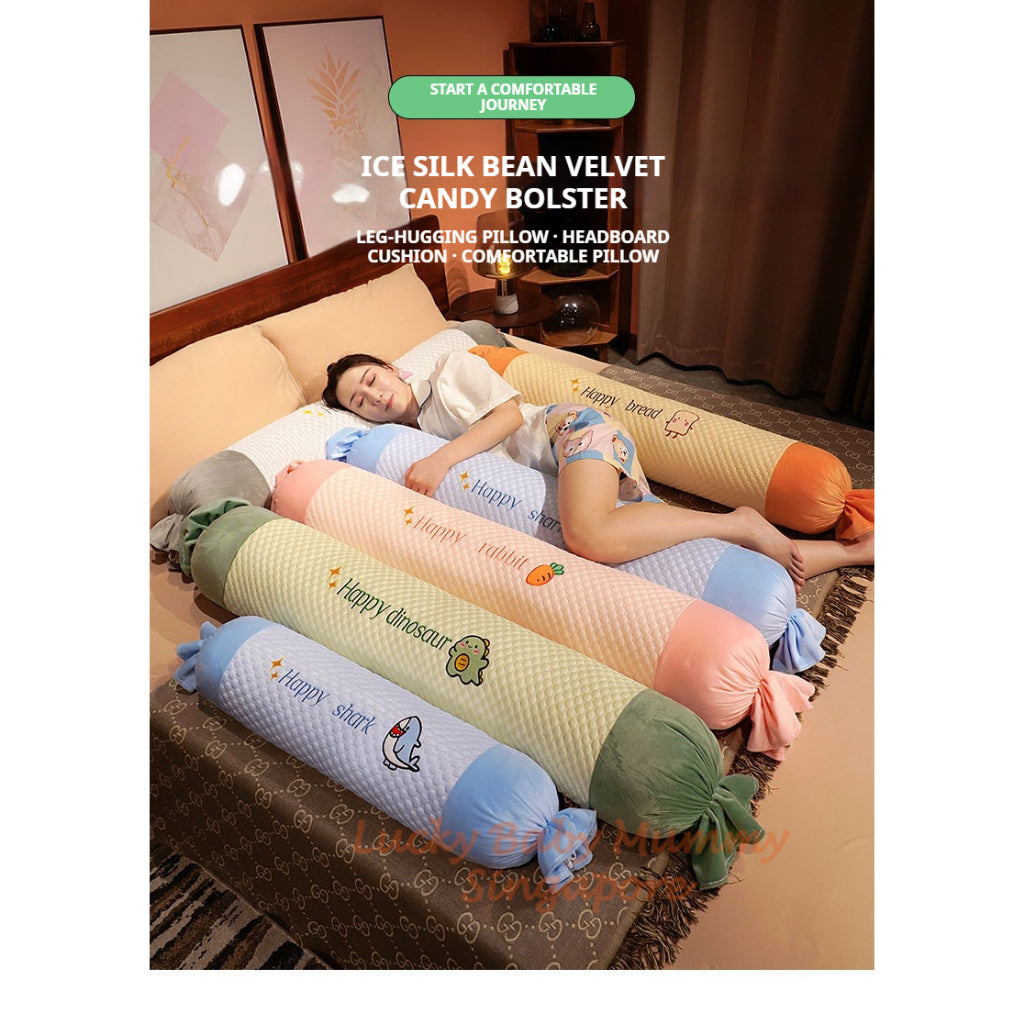 Ice Silk Candy Bolster Pillow