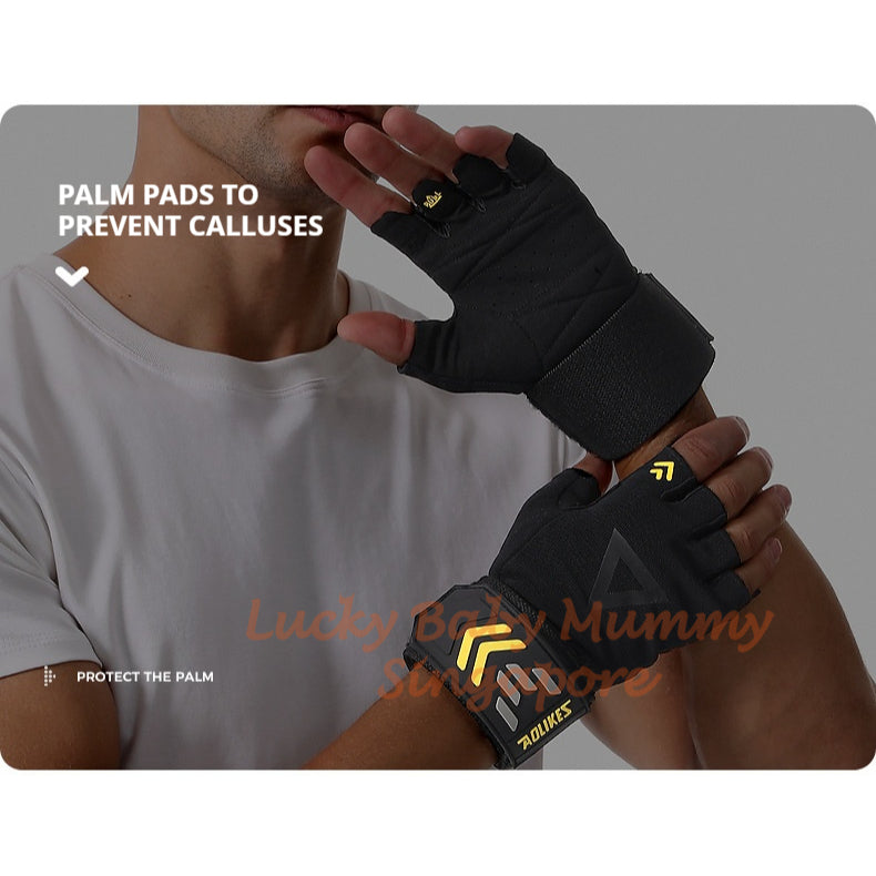 AOLIKES Fitness Training Gloves with Wrist Support