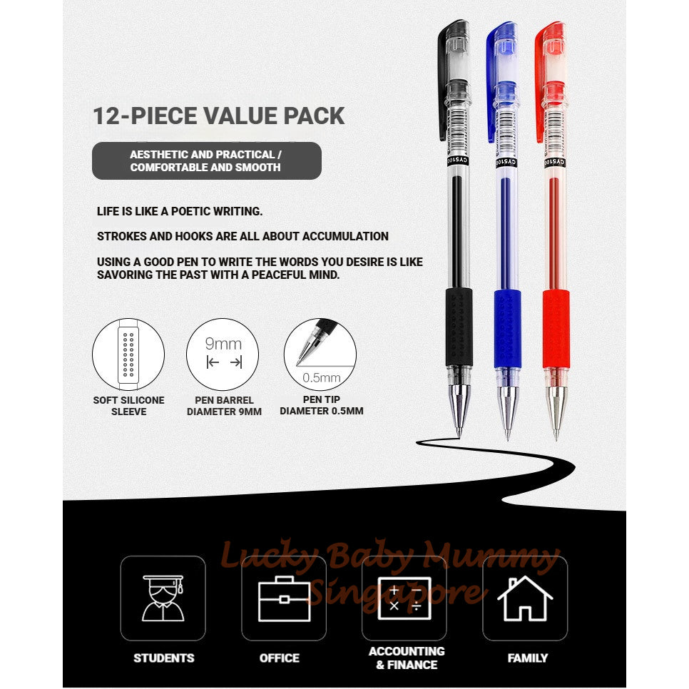 0.5mm Soft Grip Gel Pen